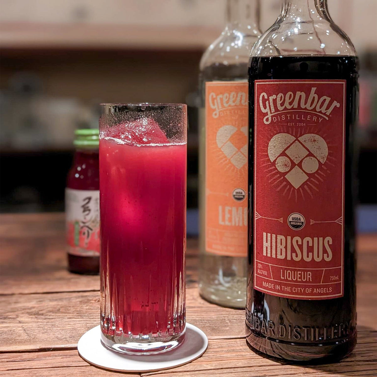 クラフト ハイビスカス＆クランベリーカクテル