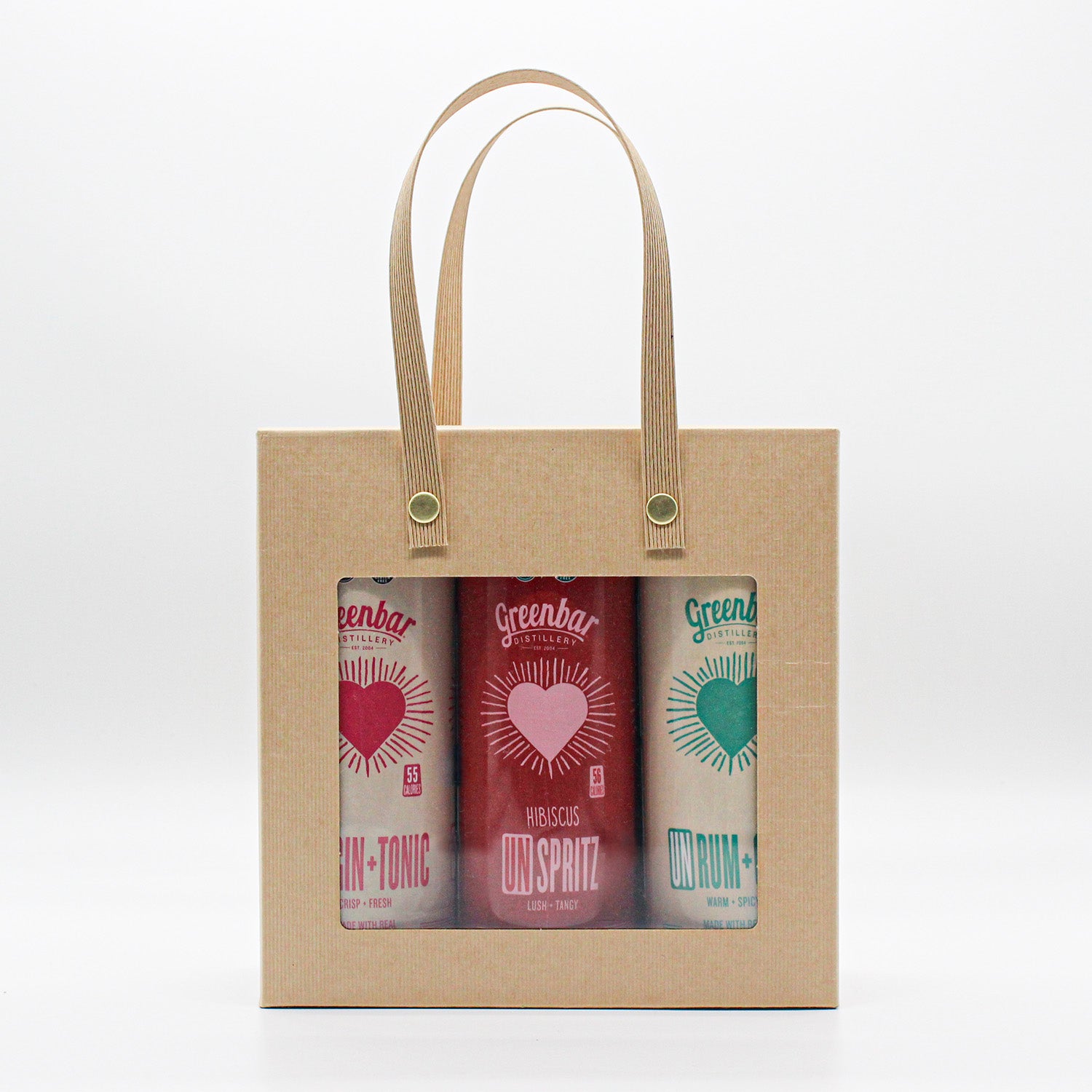 オーガニックのモクテル（ノンアルカクテル）3缶セット（手提げギフト